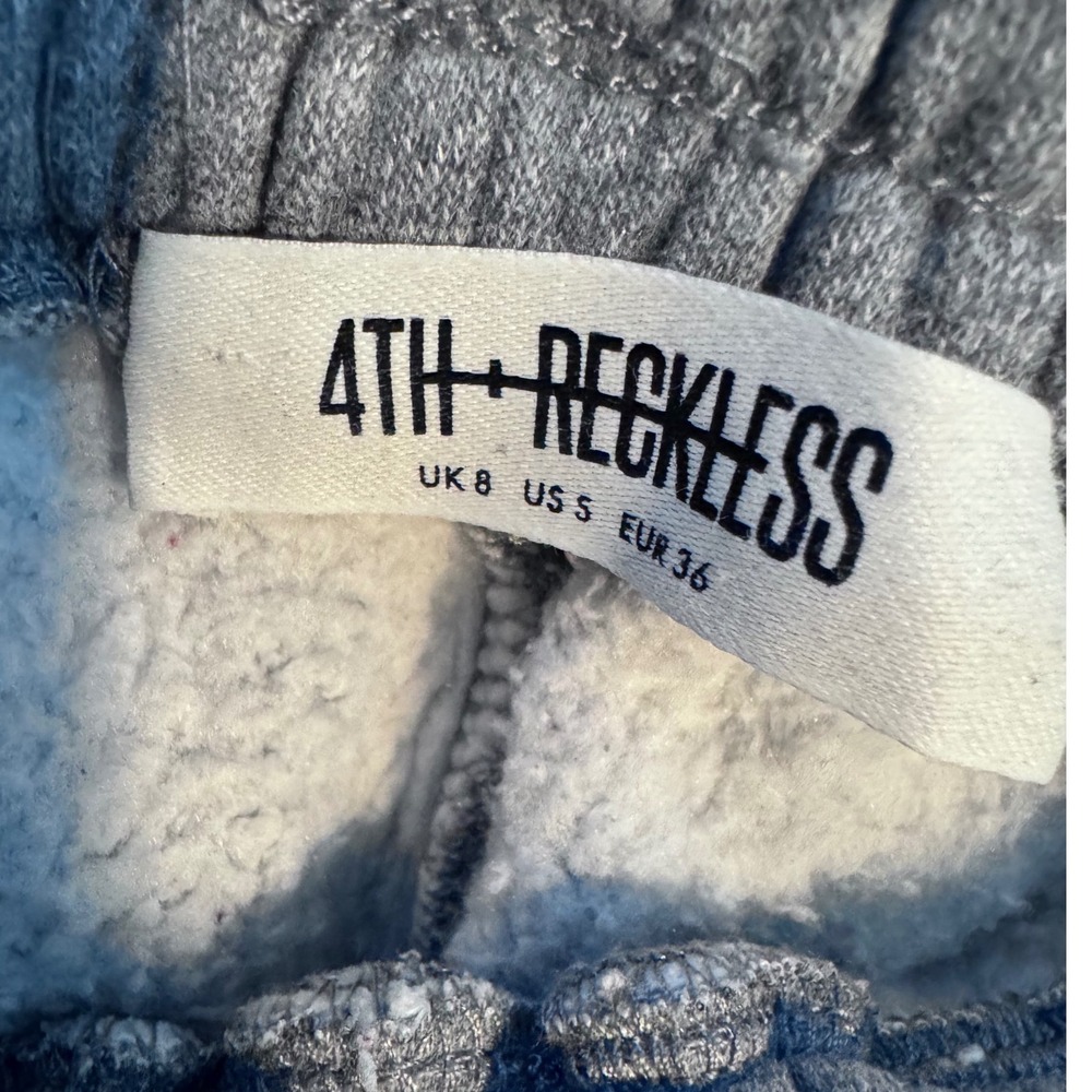 4th & Reckless Wide-Leg Sweatpants In Size Small‎ Gray - Picture 3 of 3